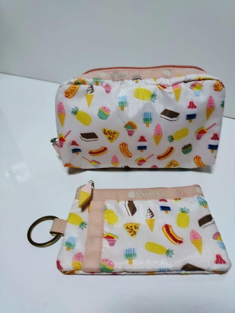 LeSportsac サマースイーツ 新品ポーチ&パスケース(おまけ)