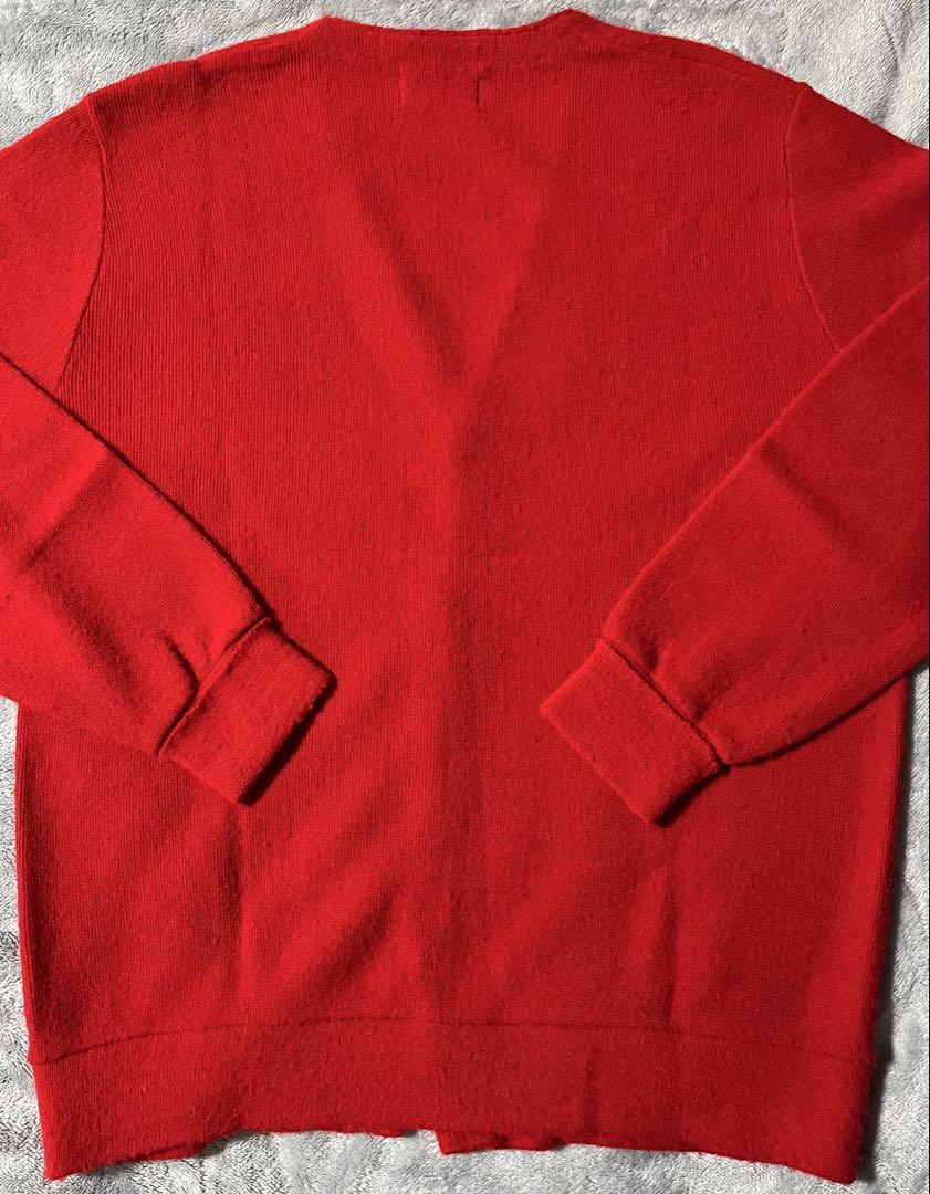 70s USA製 青ワニ IZOD LACOSTE カーディガン