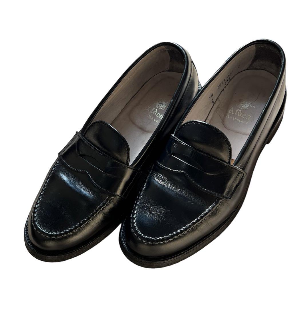 オールデン　ローファー　ブラック　カーフ　alden 981