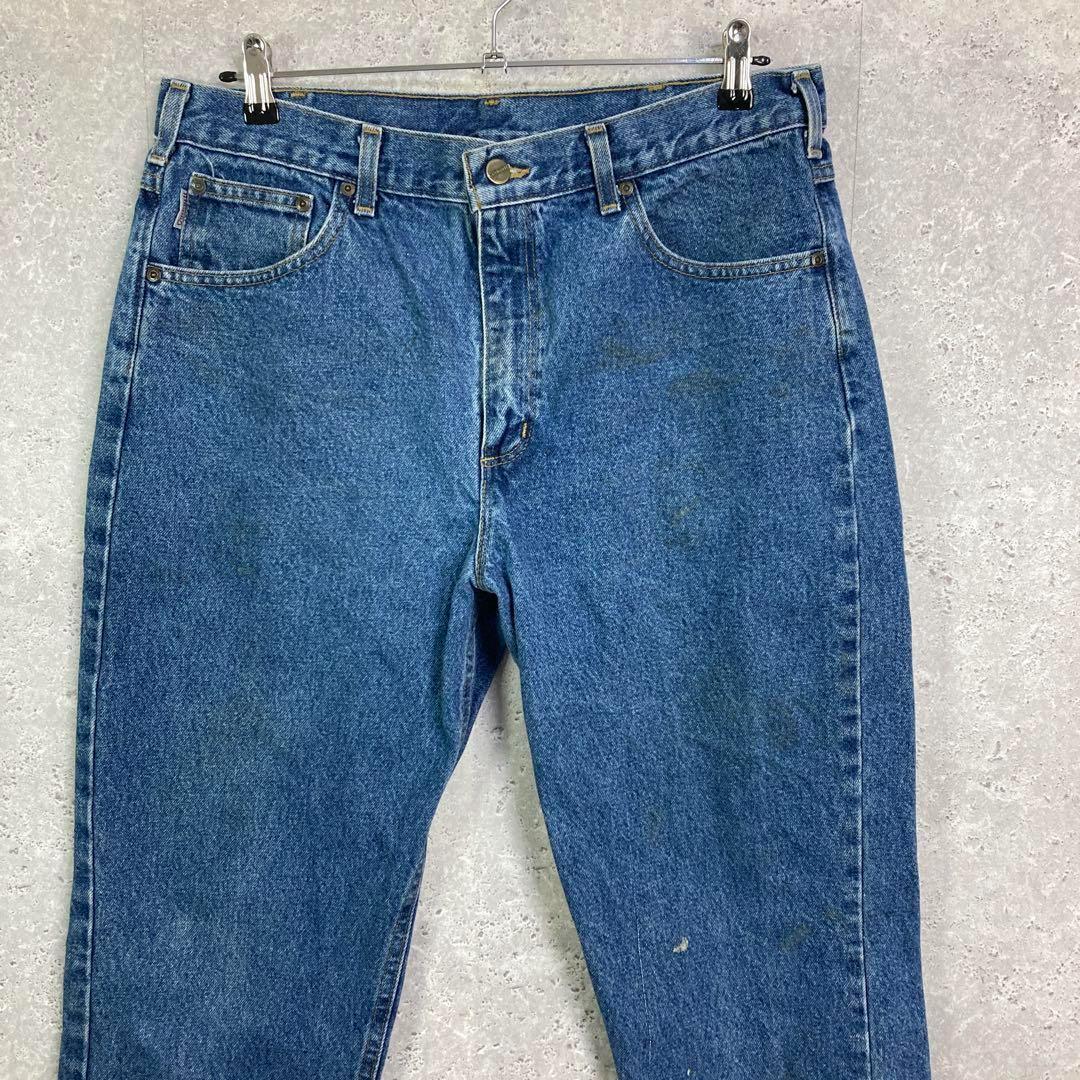 カーハート　ブルーデニム　ジーンズ　古着　W36 L32 カーハート ブルーデニム ジーンズ 古着 W36 L32 - メルカリ