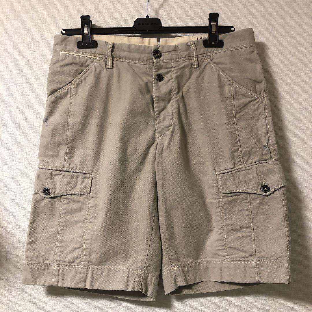 INCOTEX インコテックス　キャンバスショートパンツ31