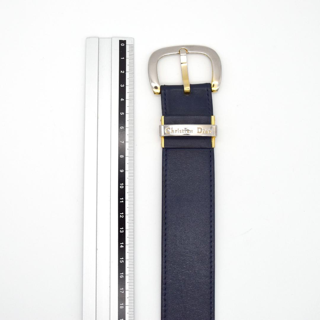 2022品質保証 一点物 ネイビー ゴールド レディース ZoJWO-m49939816845 Christian Dior ベルト 限定SALE本物保証