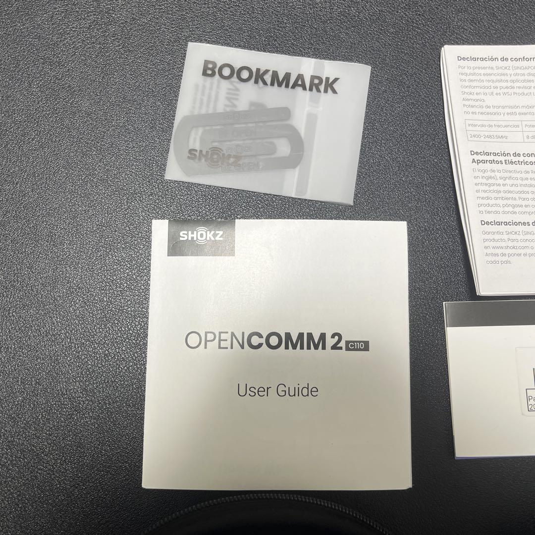 SHOKZ OPENCOMM2 ブラック