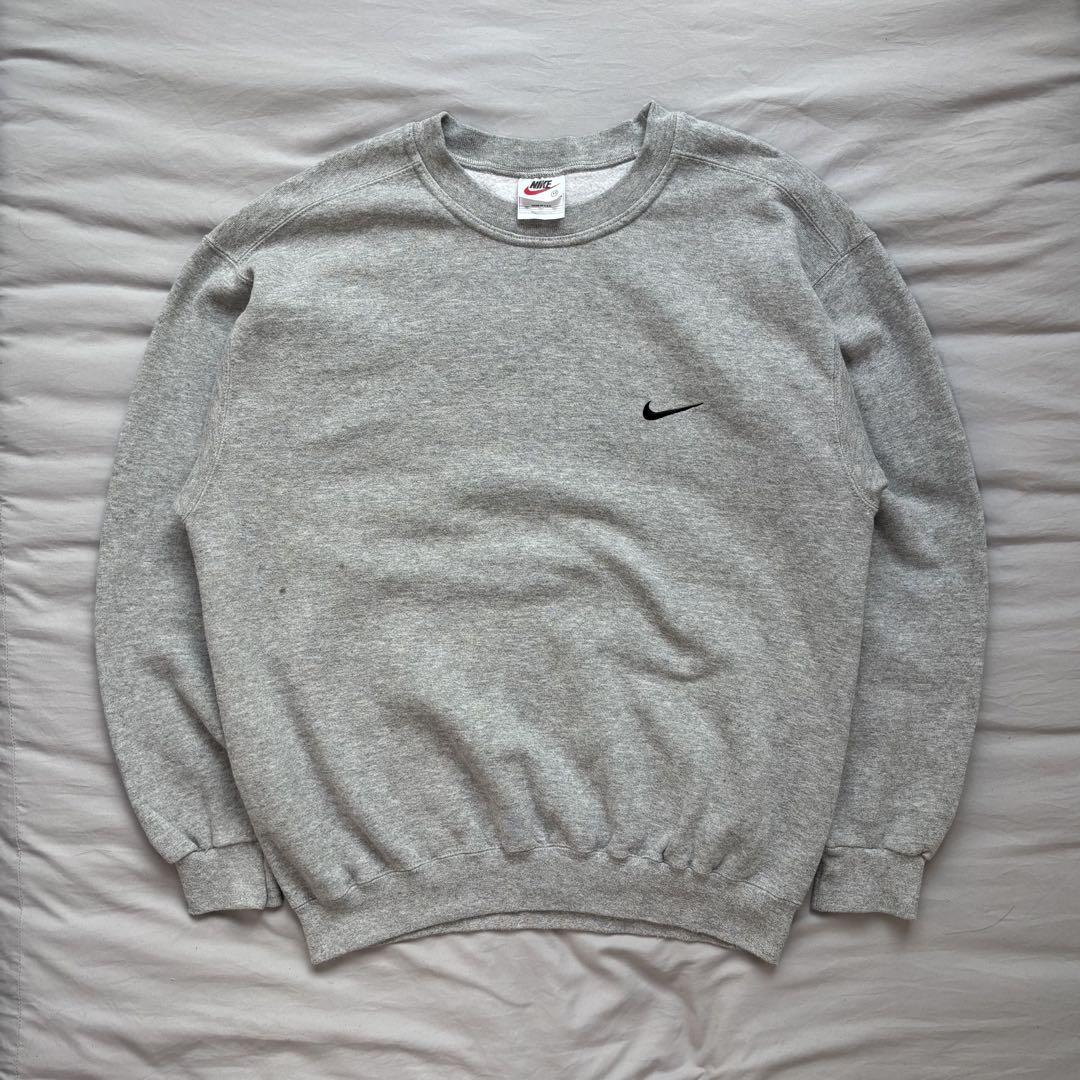 90\'s OLD NIKE ロゴスウェット 白タグ USA製