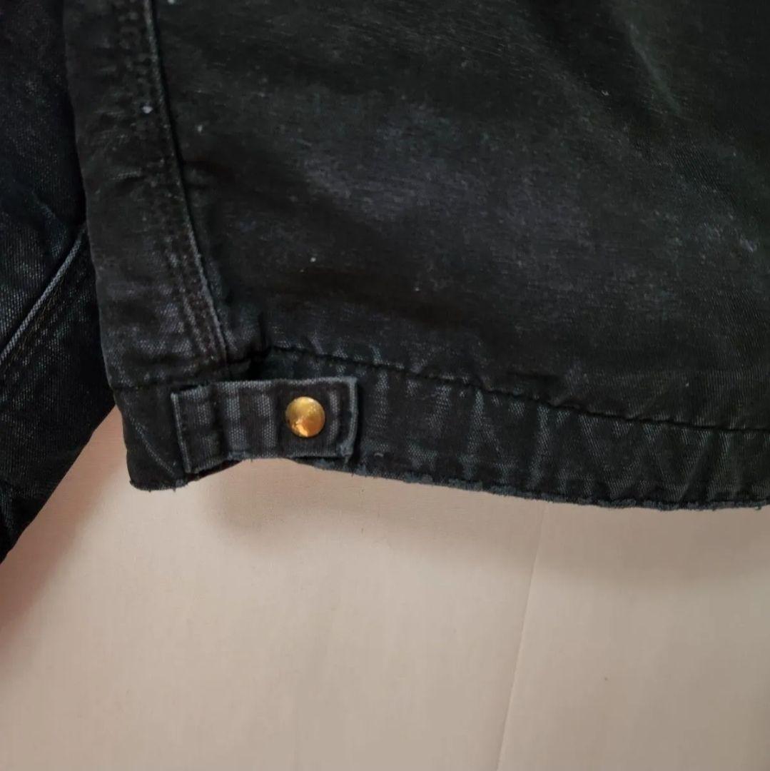 レアサイズ★　Carhartt　デトロイトジャケット　フェード　USA製　黒　M
