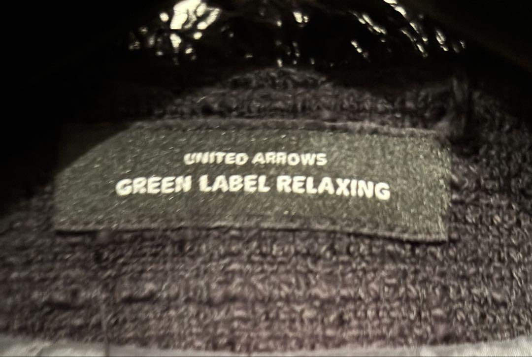 GREEN LABEL RELAXING ジャケット ネイビー　ツイード　紺