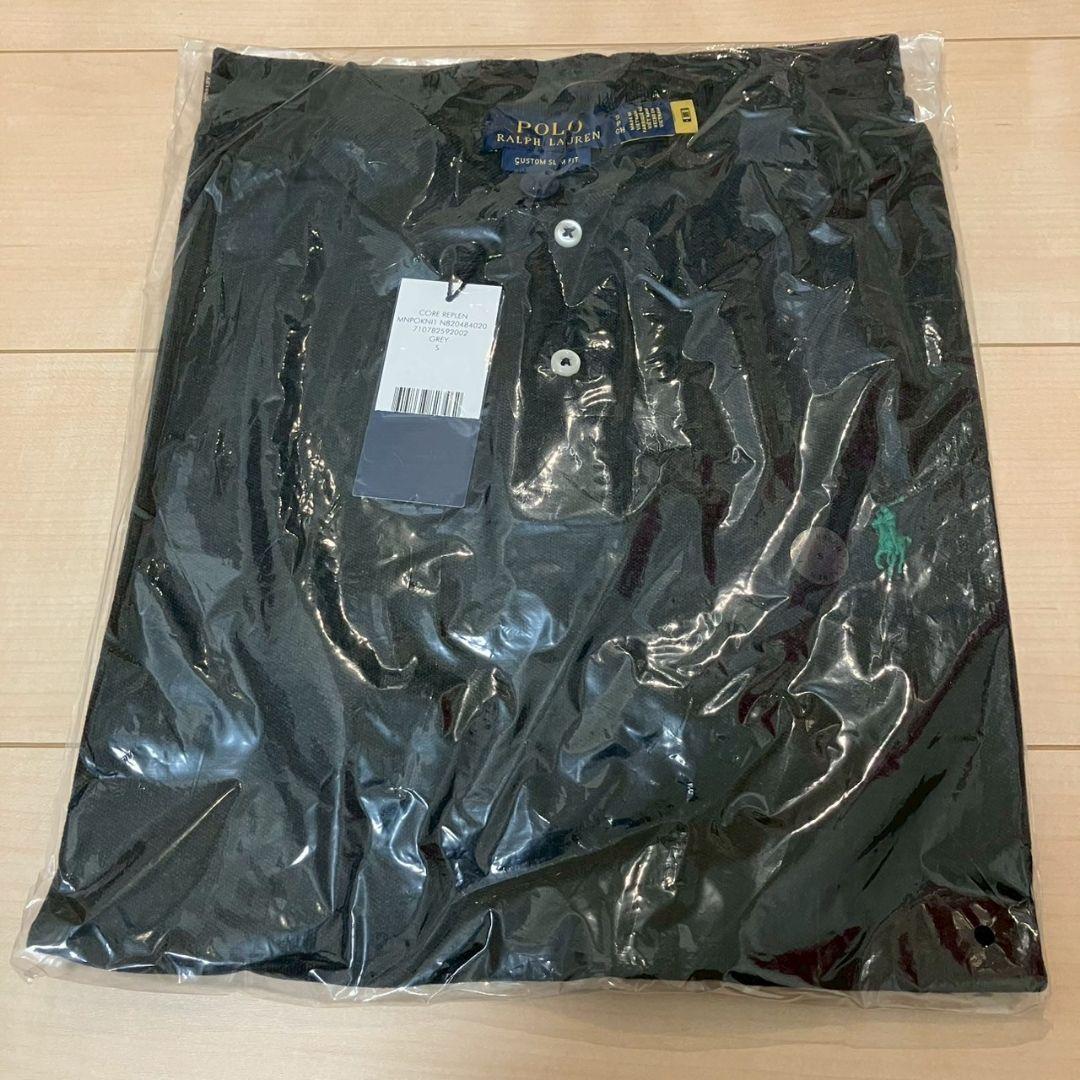 POLO RALPH LAUREN カスタムスリム ポロシャツ グレー