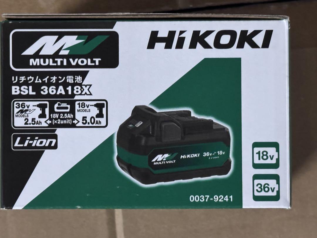 HiKOKI BSL 36A18X リチウムイオンバッテリー