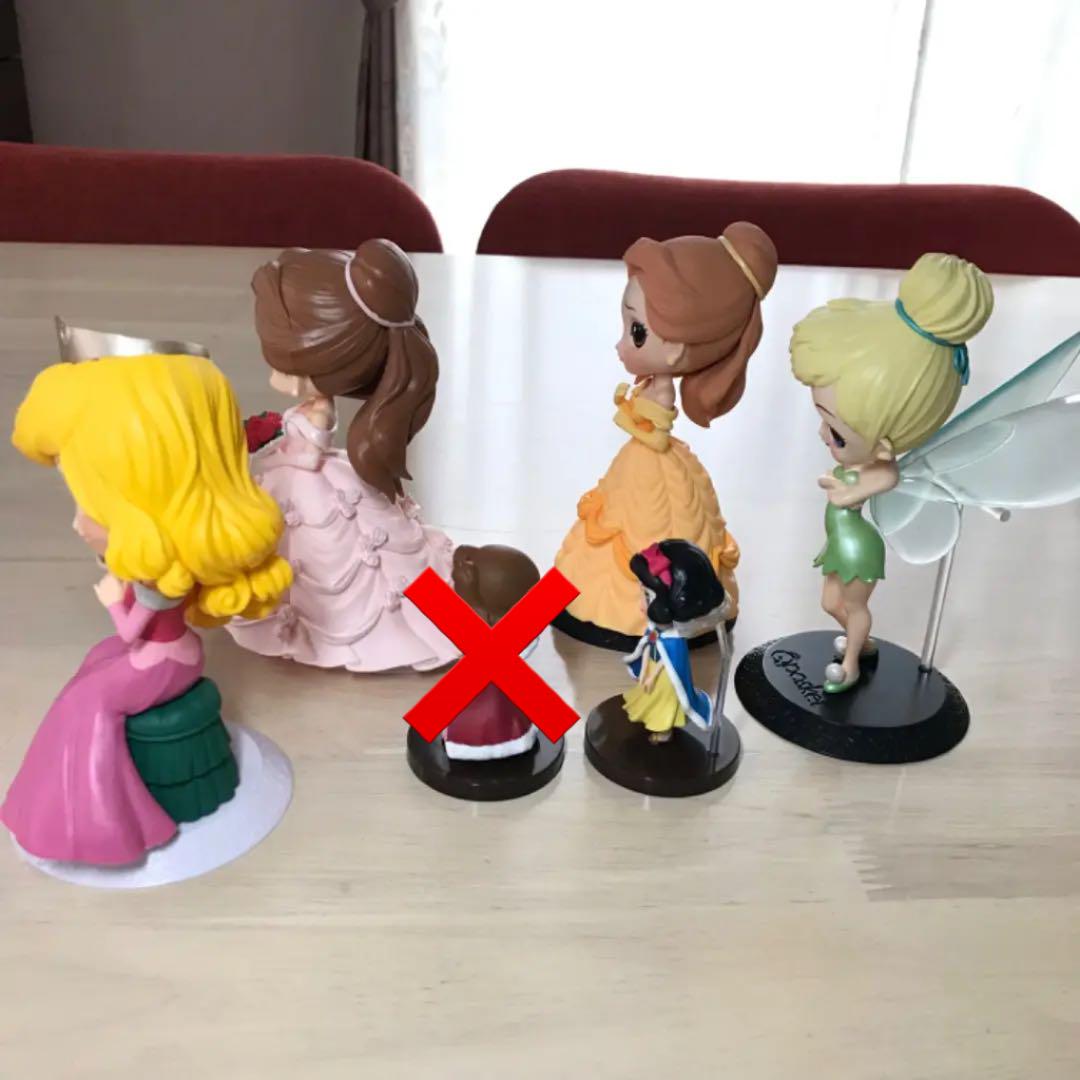 ディズニー プリンセス Qposket フィギュア まとめ売り