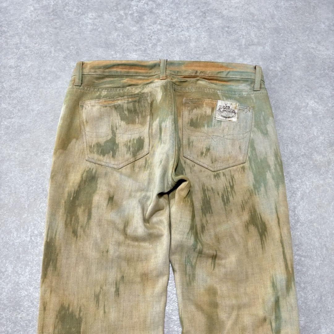 パンツ RALPH LAUREN studs dyeing denim pants
