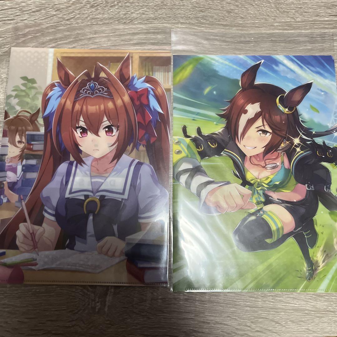 ダイワスカーレット ウオッカ クリアファイル ウマ娘 公式 ダイワスカーレット ウオッカ クリアファイル2枚