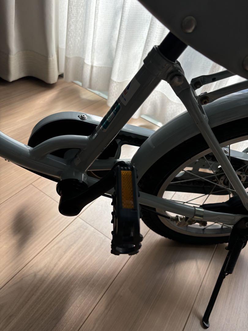 値下げ　美品　Bikke ブルーグレー　子供用　16インチ