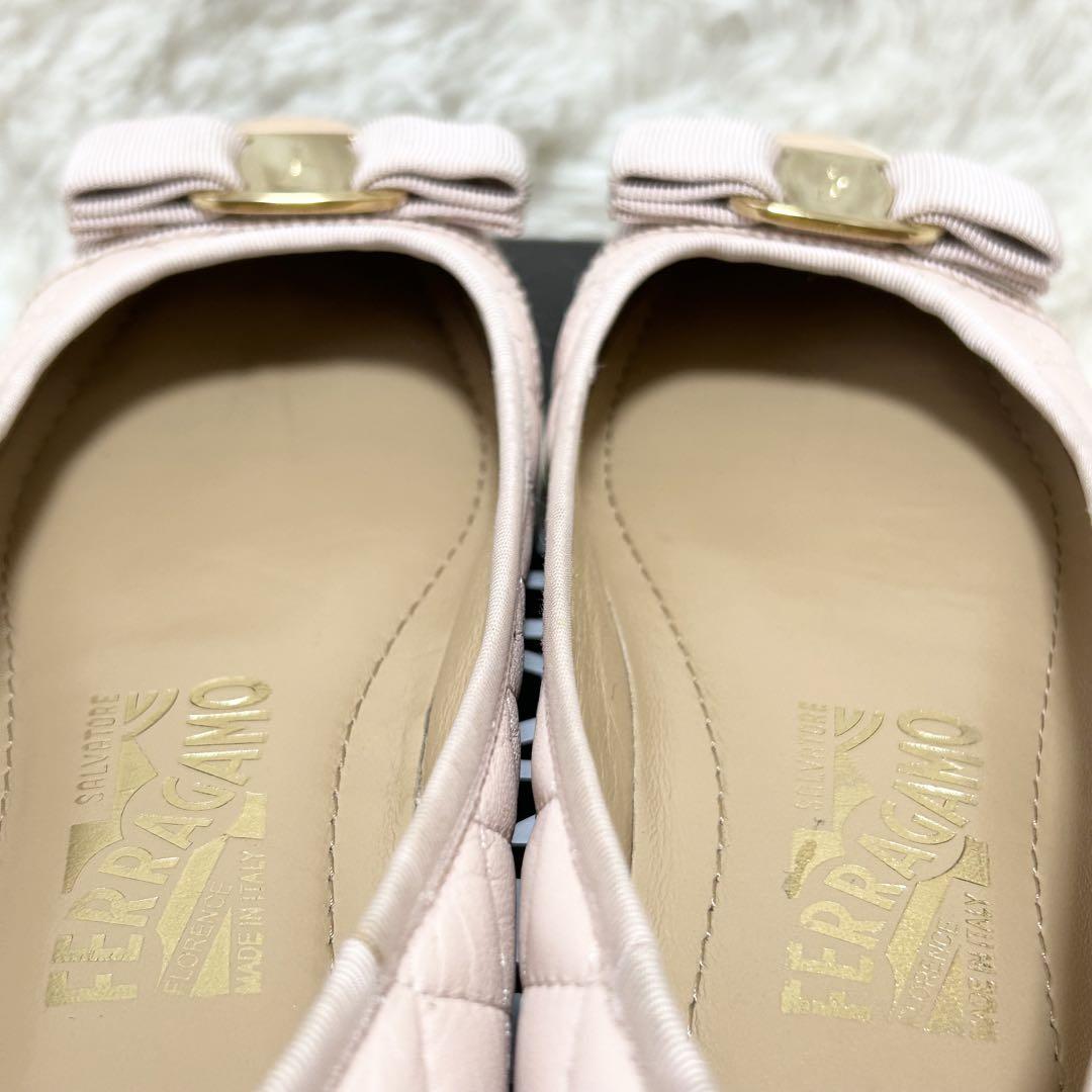 【美品】サルバトーレフェラガモ パンプス フラットシューズ