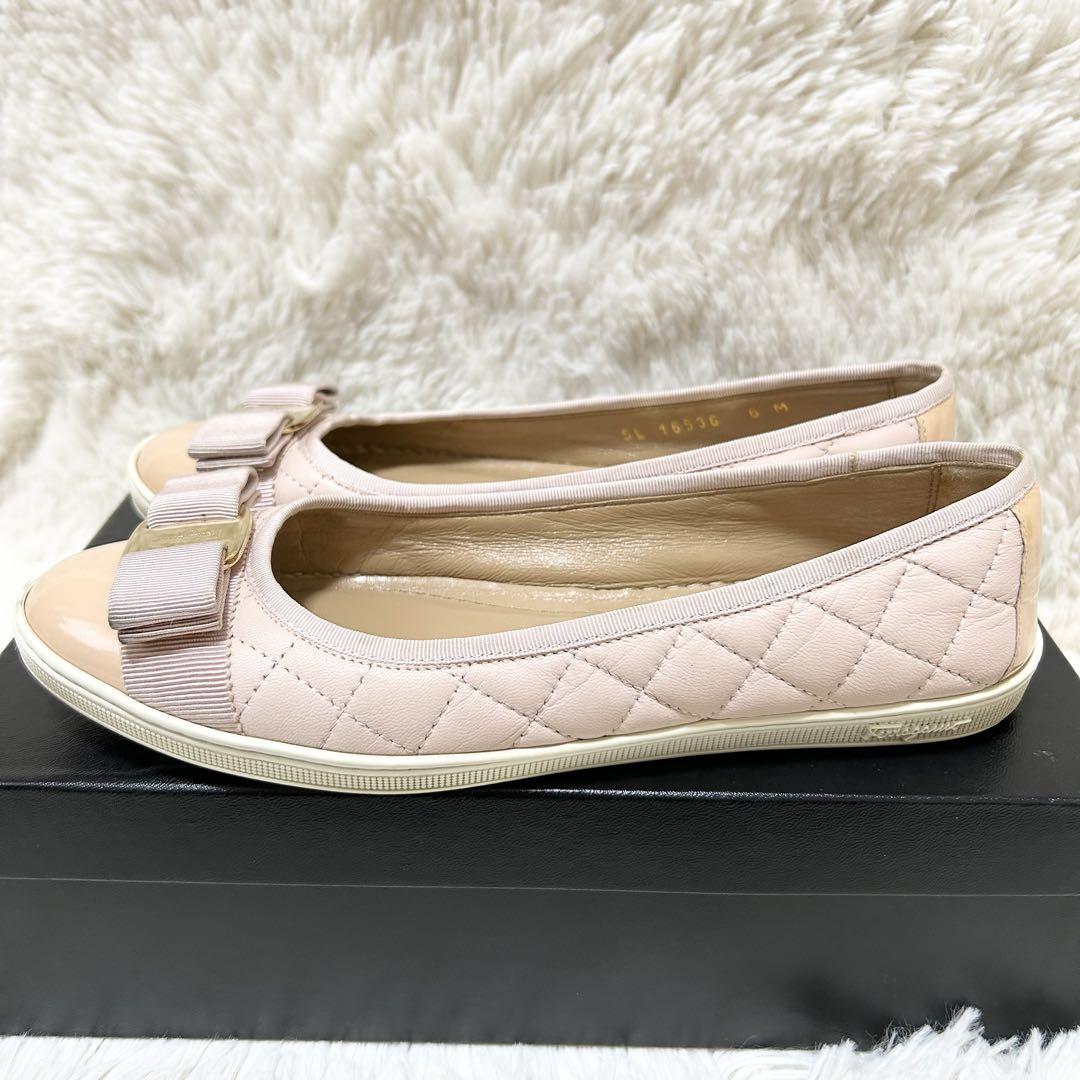 【美品】サルバトーレフェラガモ パンプス フラットシューズ