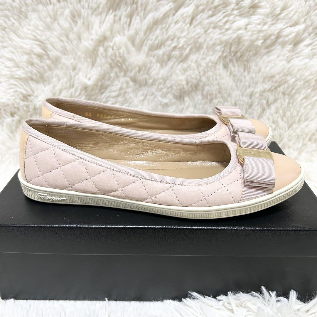 【美品】サルバトーレフェラガモ パンプス フラットシューズ