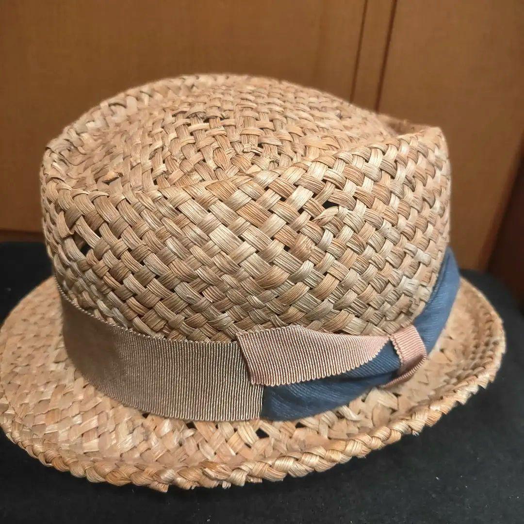 CA4LA ストロー中折れ帽子 カシラ リボン付き 完売品