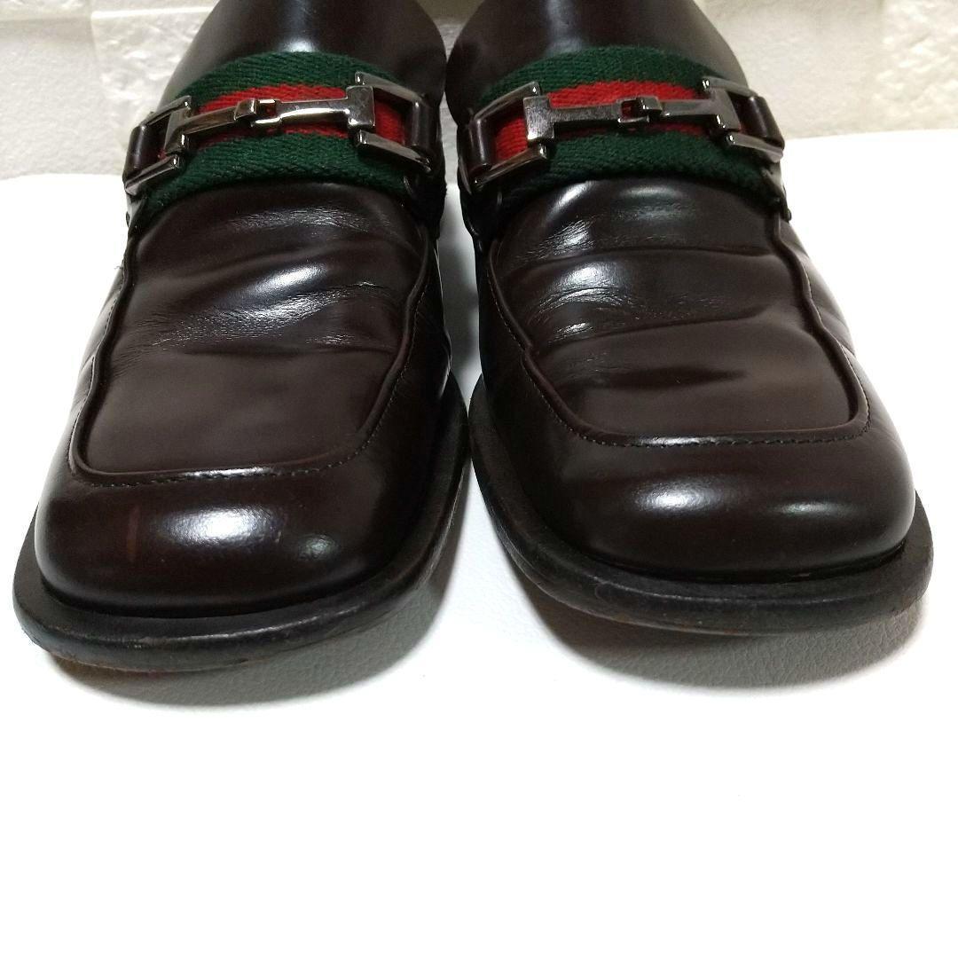 美品✨ GUCCI 35(22) ビットローファー シェリーライン ブラウン