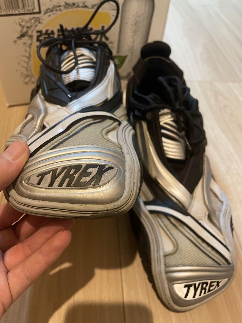 balenciaga tyrex 43 シルバーブラック