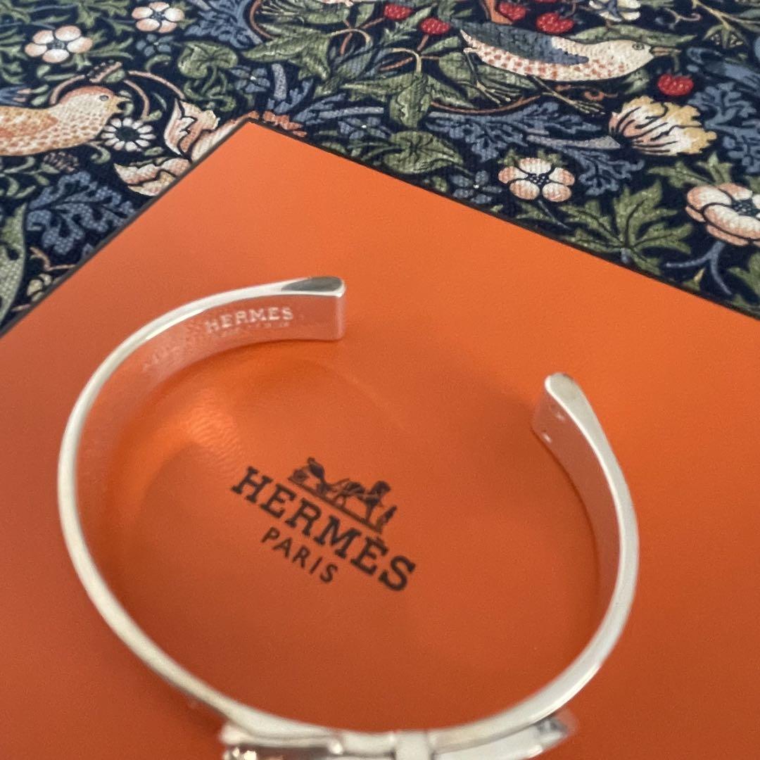 Hermes Débridée エルメス シルバー ブレスレット バングル