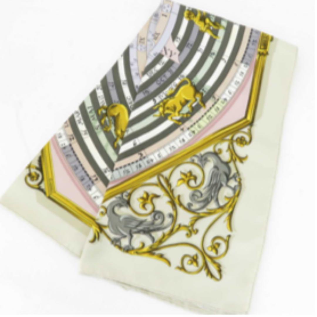 HERMES DIES ET HORE美品 fmSRl-m49970884384 スカーフ 好評人気