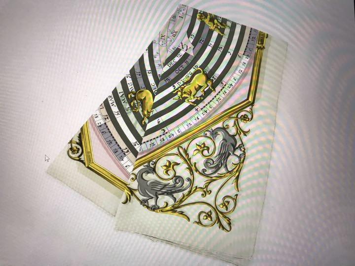 HERMES DIES ET HORE美品 fmSRl-m49970884384 スカーフ 好評人気