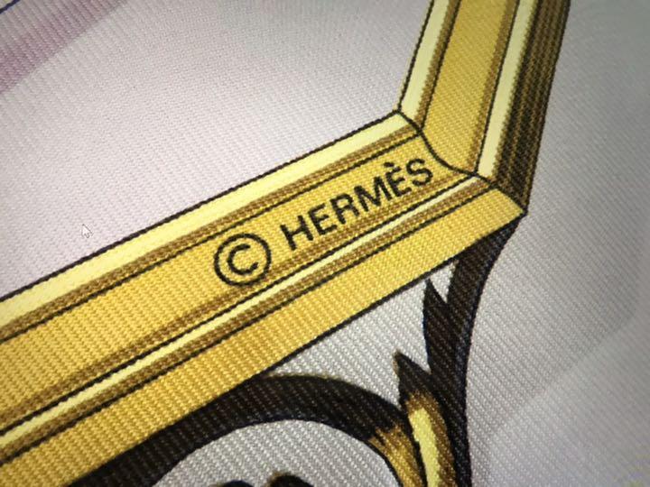 HERMES スカーフ　DIES ET HORE美品