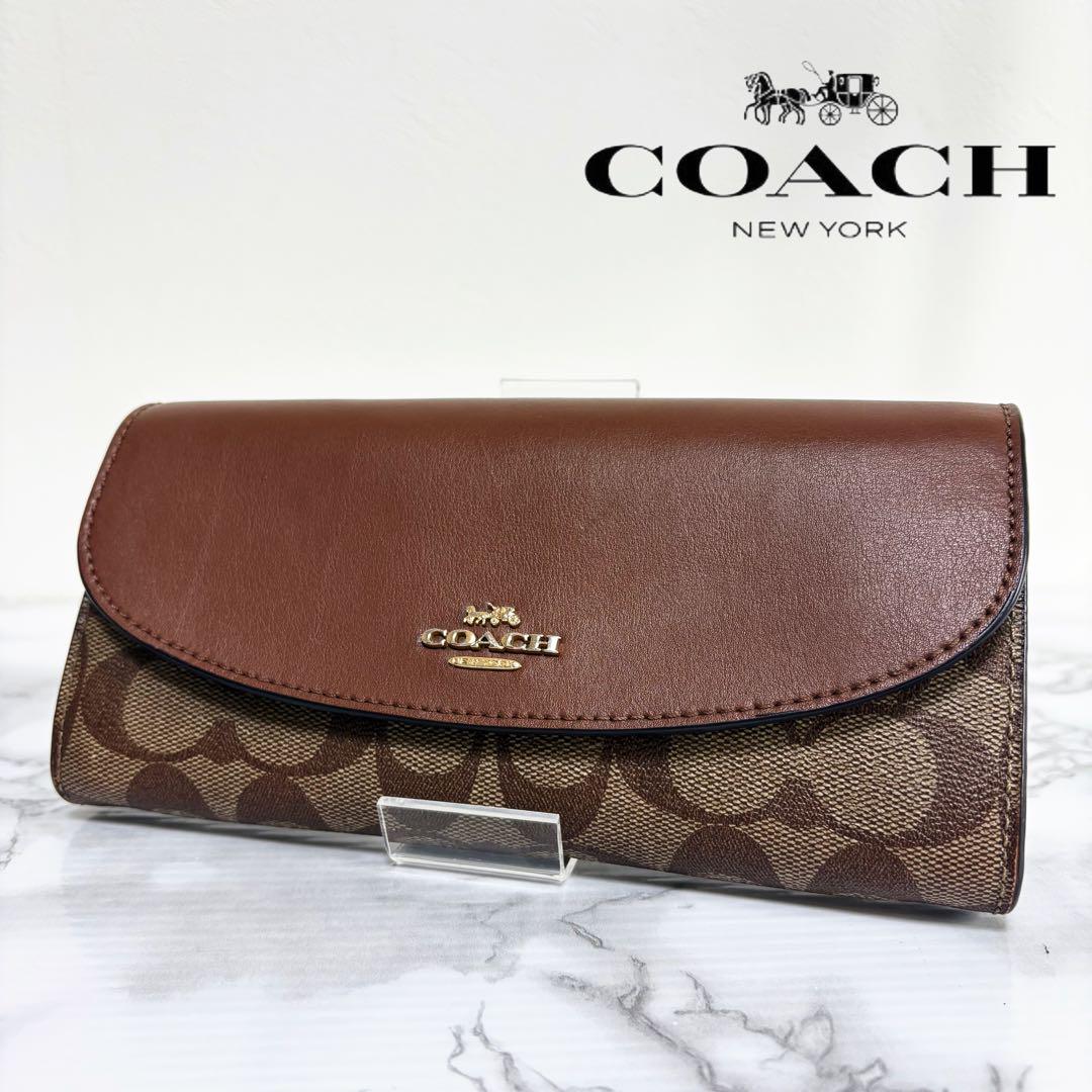 T10 COACH コーチ シグネチャー 長財布