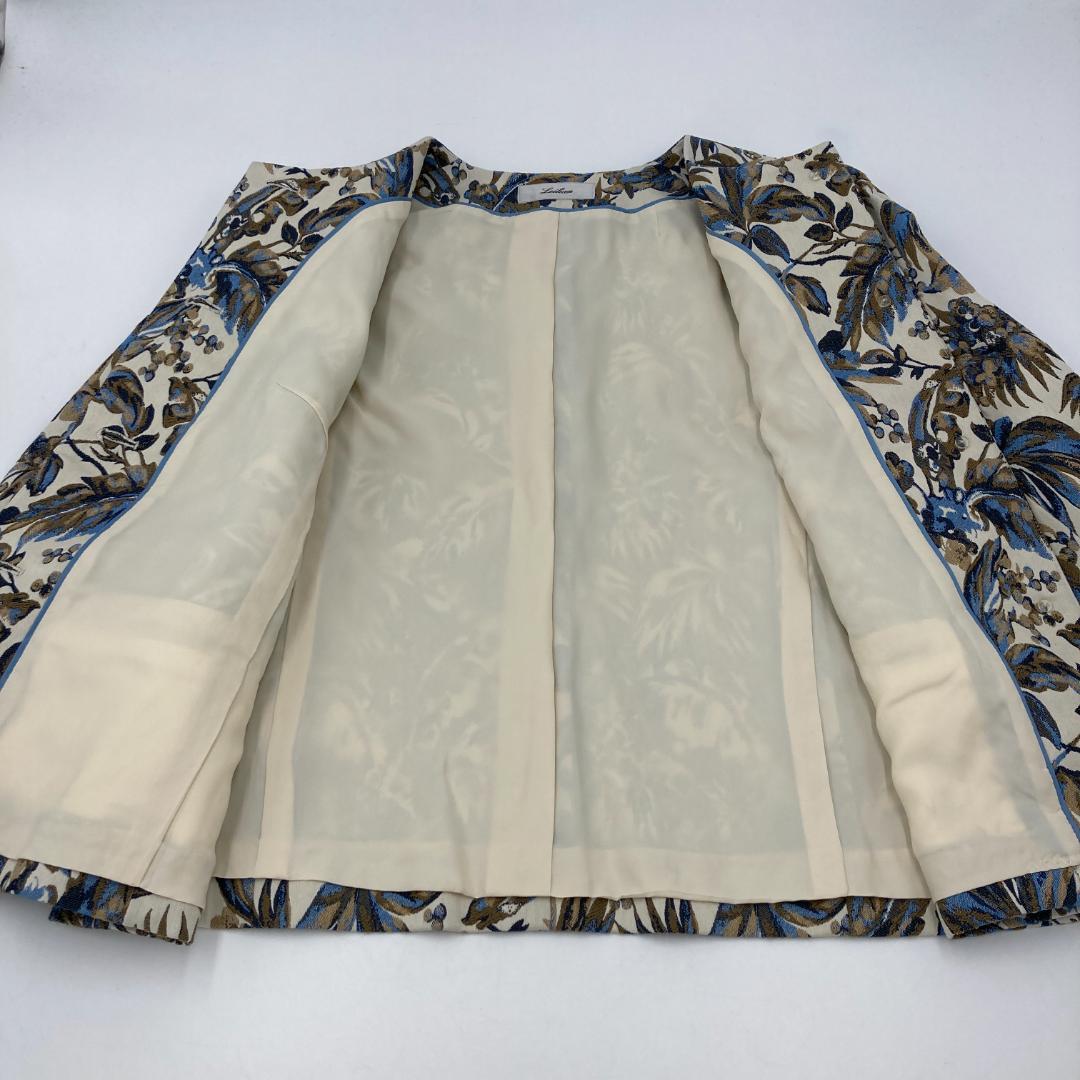 美品 LEILIAN レリアン ジャケット ベージュ系 ドレッシー M 限定品