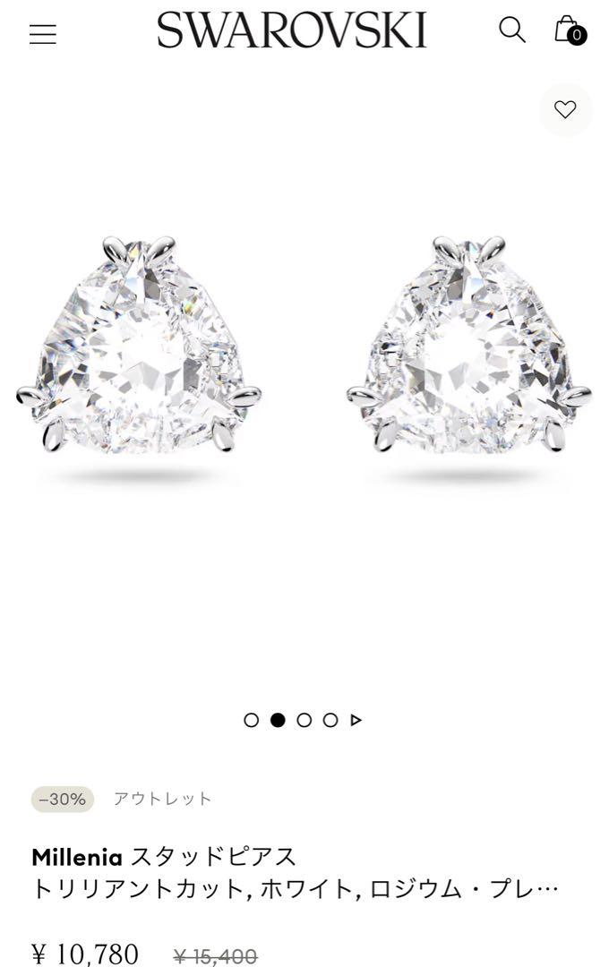 スワロフスキー Swarovski Millenia スタッドピアス