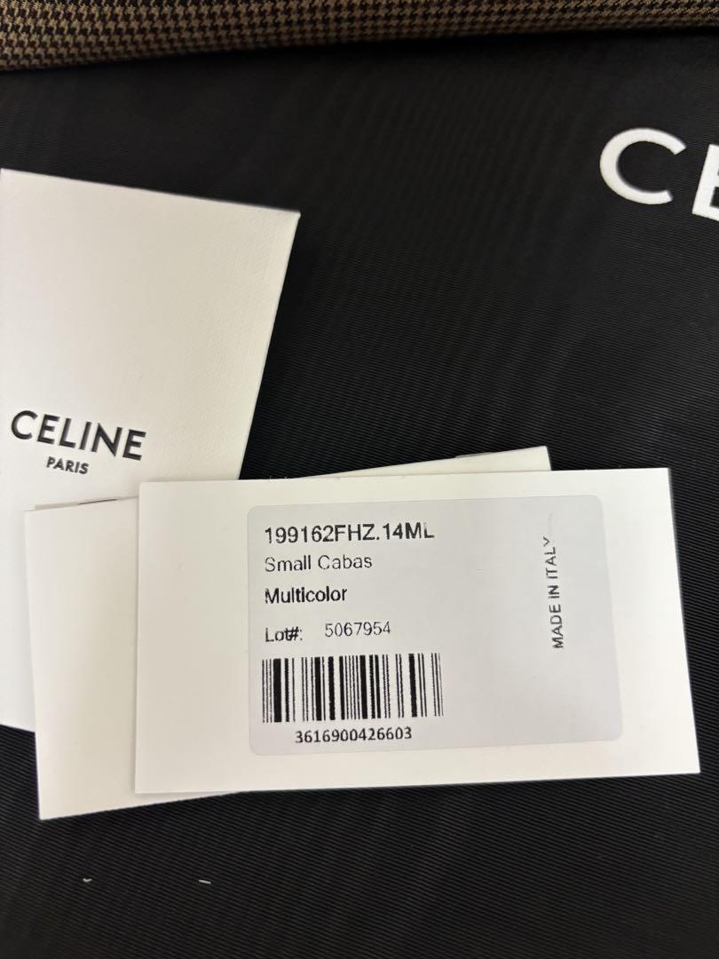 CELINE セリーヌ　カバ　タイス　トリオンフ　バッグ　千鳥格子　ショルダー