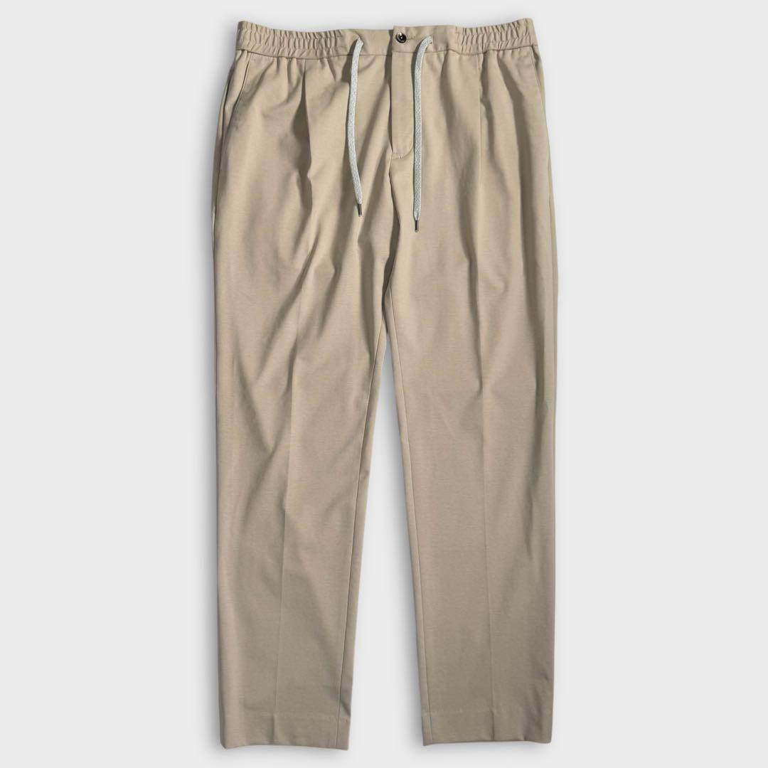XXL 極美品 PTトリノ ストレッチ サマージャージ ジョガーパンツ ベージュ
