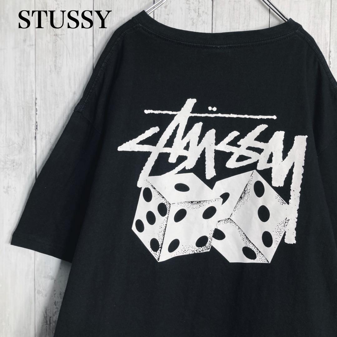 【入手困難】ステューシー STUSSY ブラック プリント Tシャツ #1937