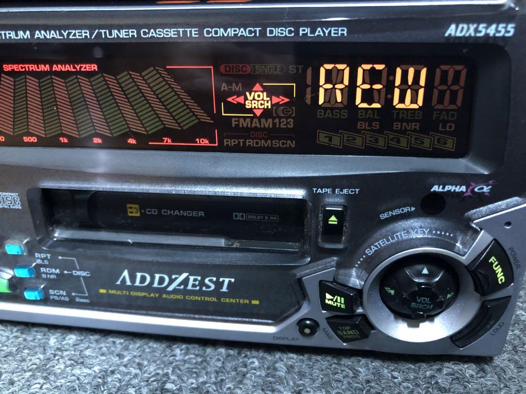 【良好】アゼスト　ADX5455 CD/カセットチューナー【希少】
