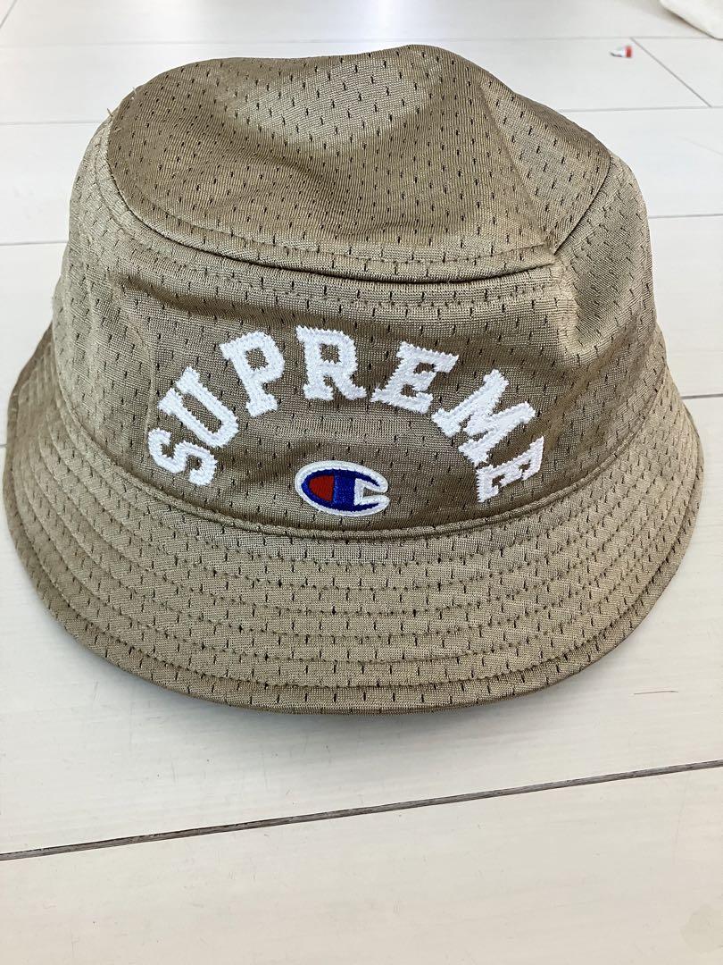 supreme×champion⭐️バケハ⭐️L/XLサイズ未使用 Supreme Champion バケットハット L/XL 緑
