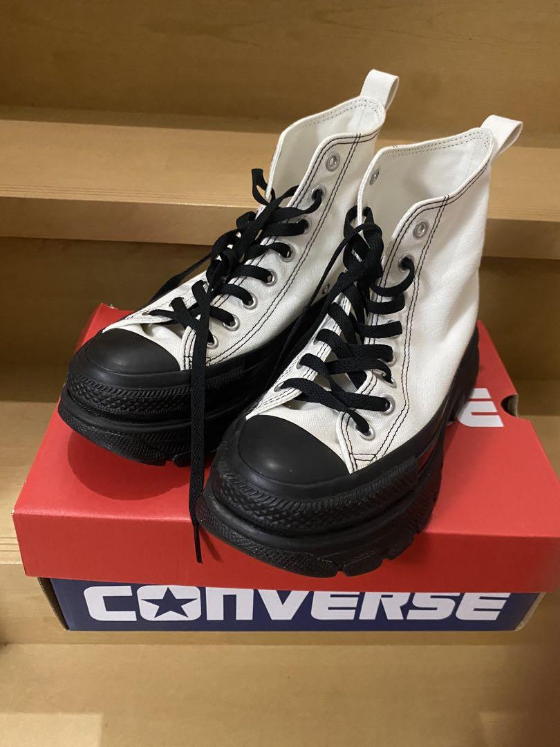 CONVERSE 厚底ハイカットスニーカー ホワイト/ブラック