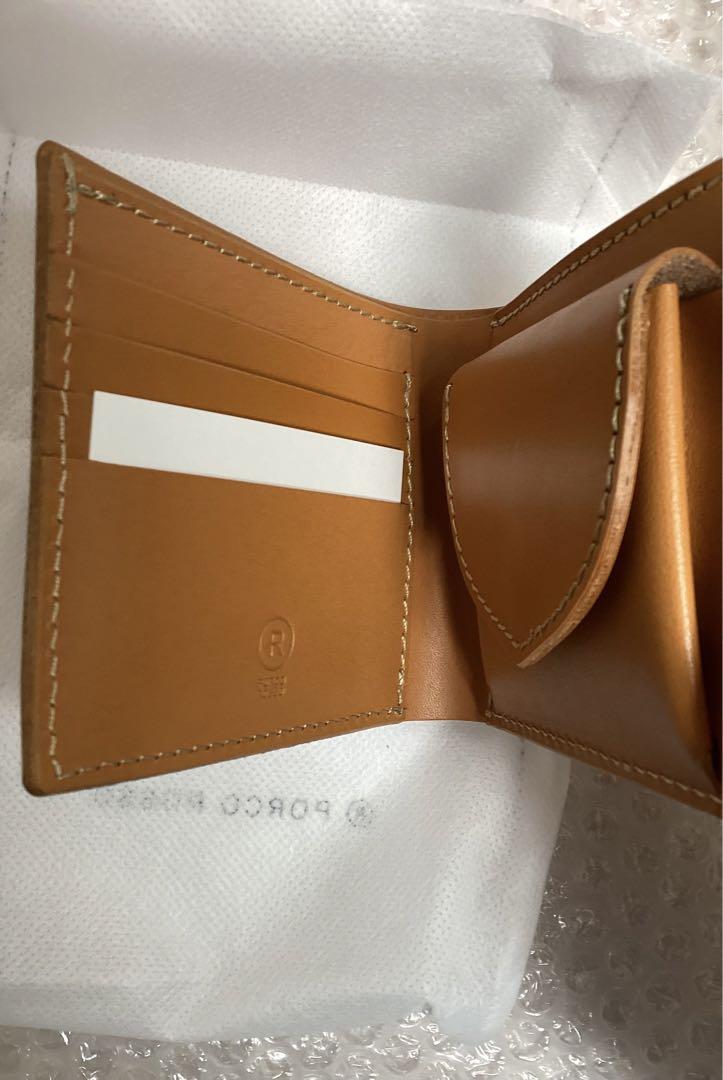 PORCO ROSSO 2つ折り財布　キャメル