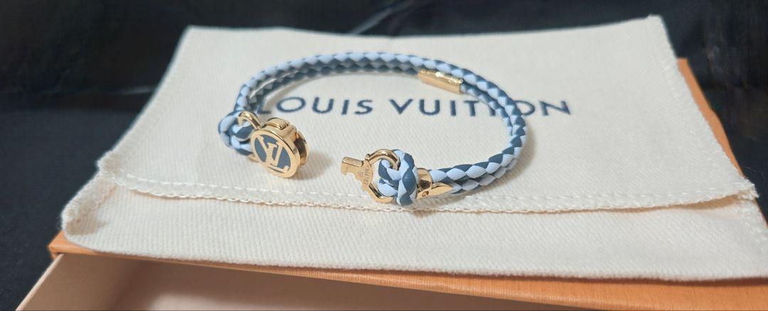 Louis Vuitton 編み込みレザーブレスレット
