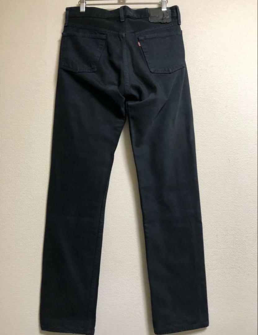 美品　90s USA製　リーバイス　501 ブラックデニム　サルファ　後染め