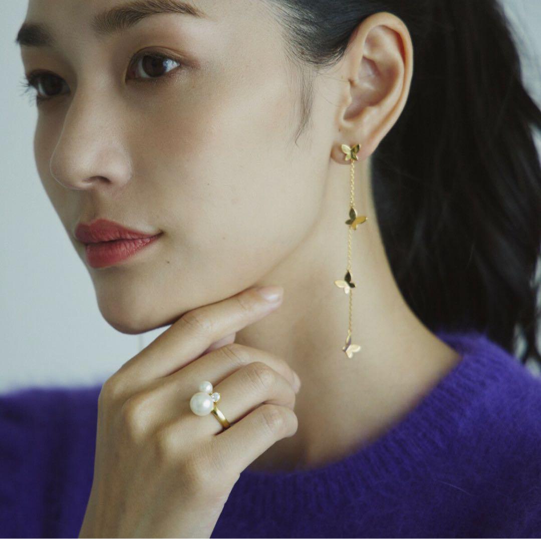 STELLAR HOLLYWOOD バタフライロングピアス