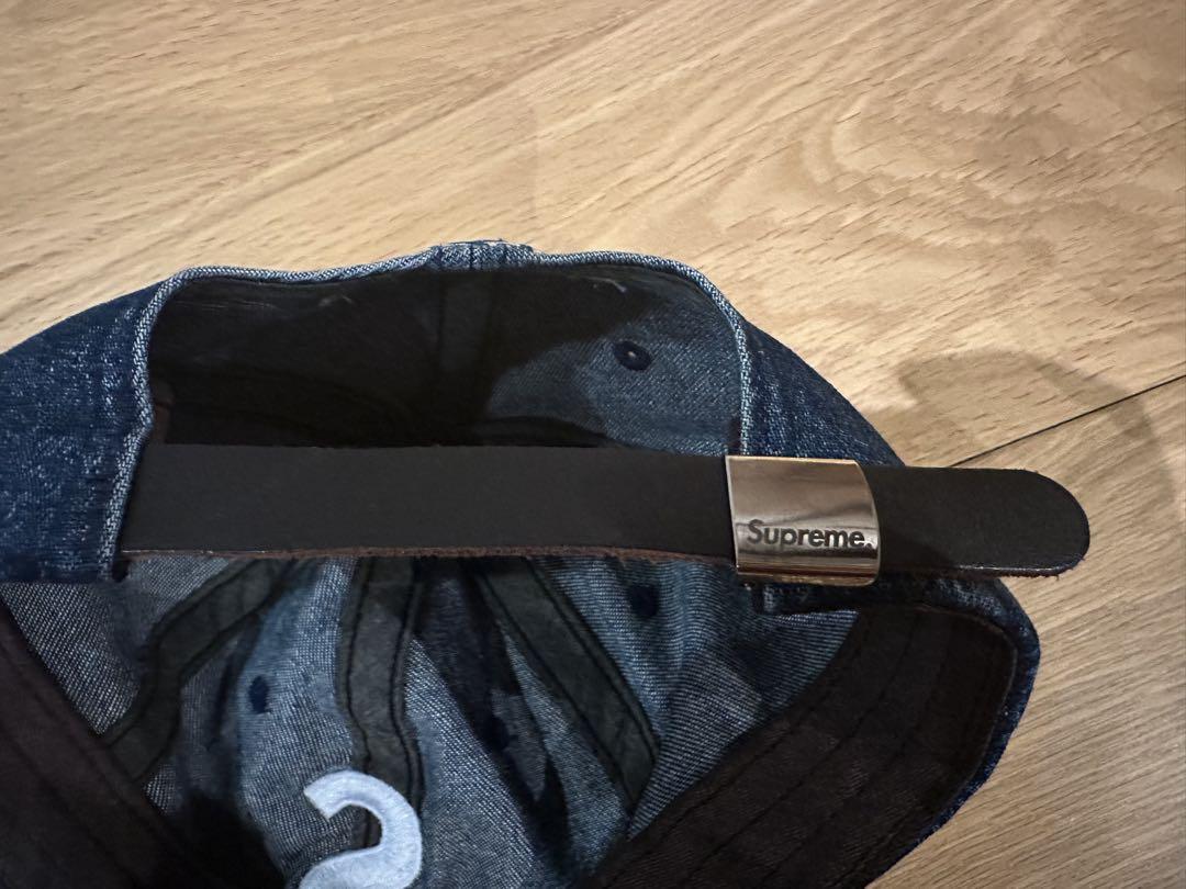 帽子 Supreme Washed Denim S Logo 6-Panel Cap
