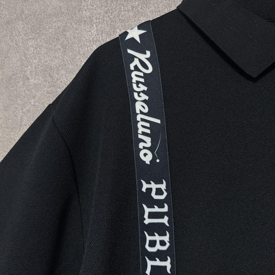 Russeluno ラッセルノ 半袖 デザイン ポロシャツ ゴルフ ウェア ロゴ RUSSELUNO(ラッセルノ) ポロシャツ｜中古ゴルフウェア通販サイト