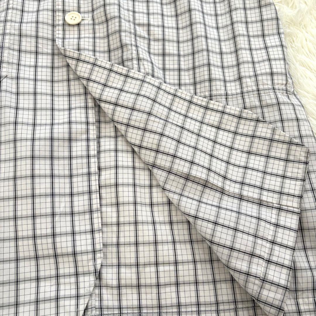 新品タグ付　Whim Gazette チェック　ロングシャツ　ジャケット