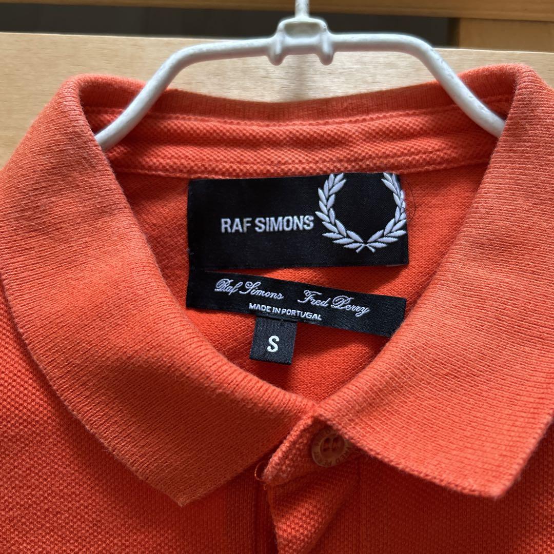 RAF SIMONS オレンジ ポロシャツ フレッドペリー FRED PERRY