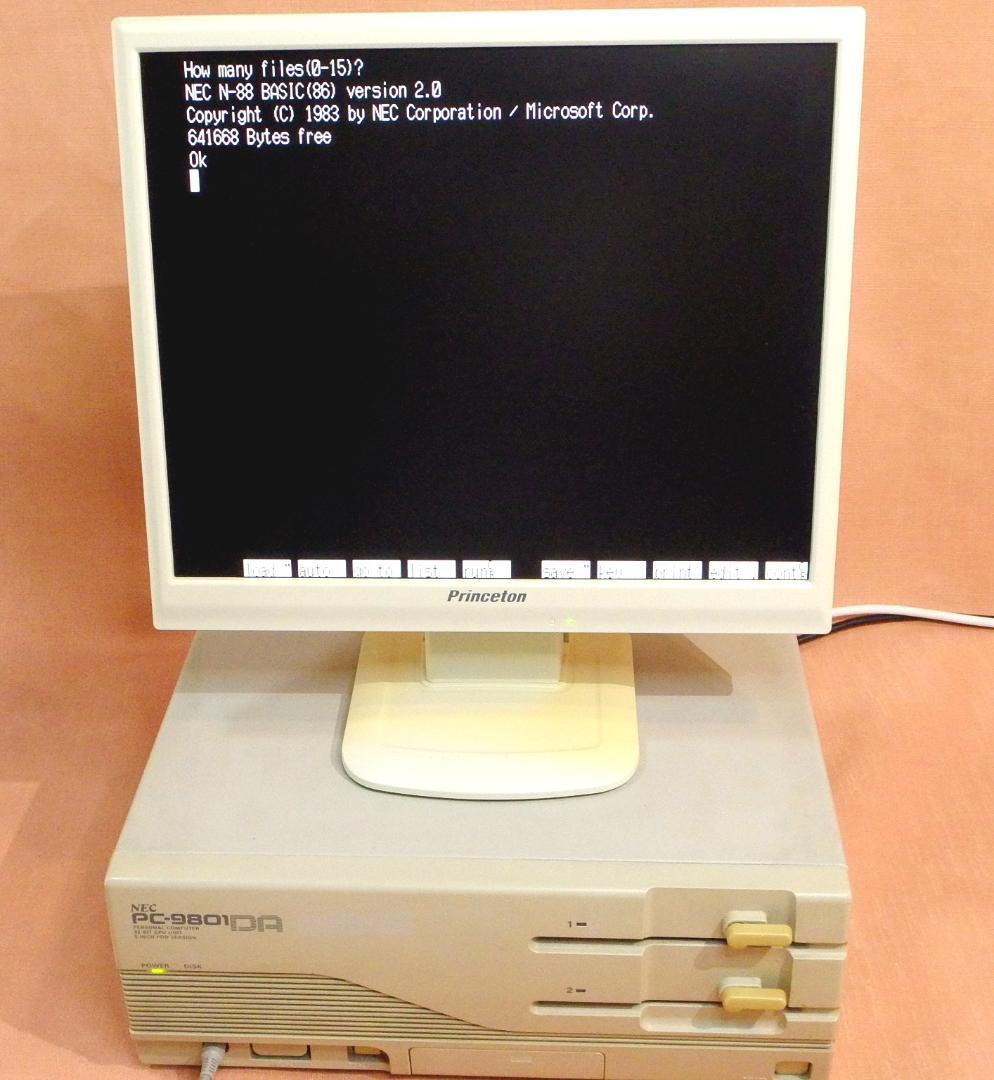 【動作品】NEC PC-9801DA2パーソナルコンピューターデスクトップ