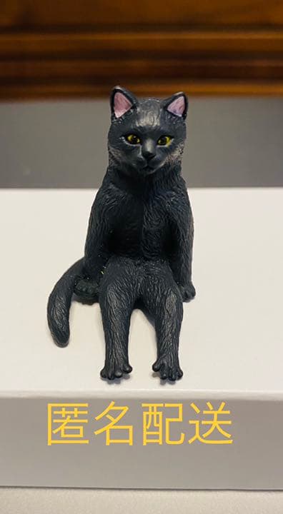 メルカリ 座る猫 ガチャガチャ 黒猫 フィギュア 599 中古や未使用のフリマ
