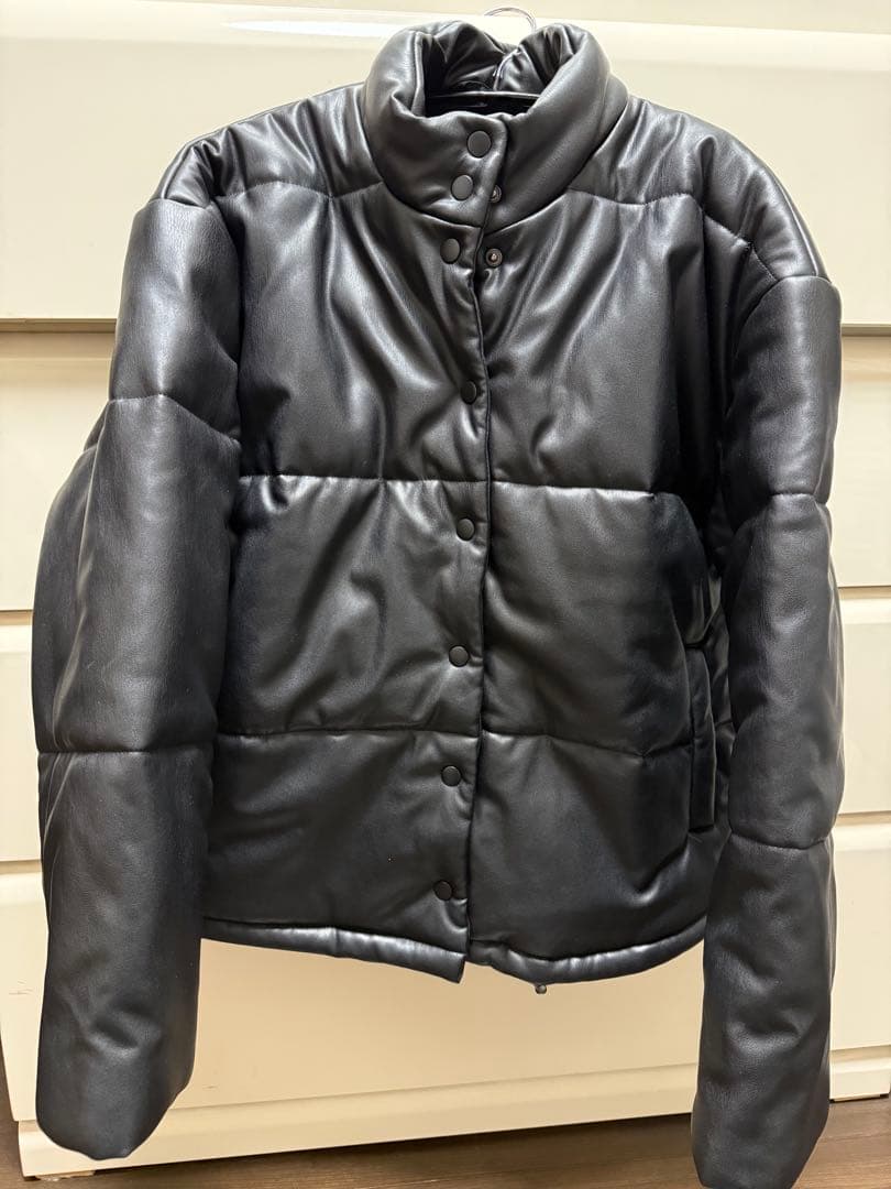 Rails ブラック ダウンジャケット　レディース