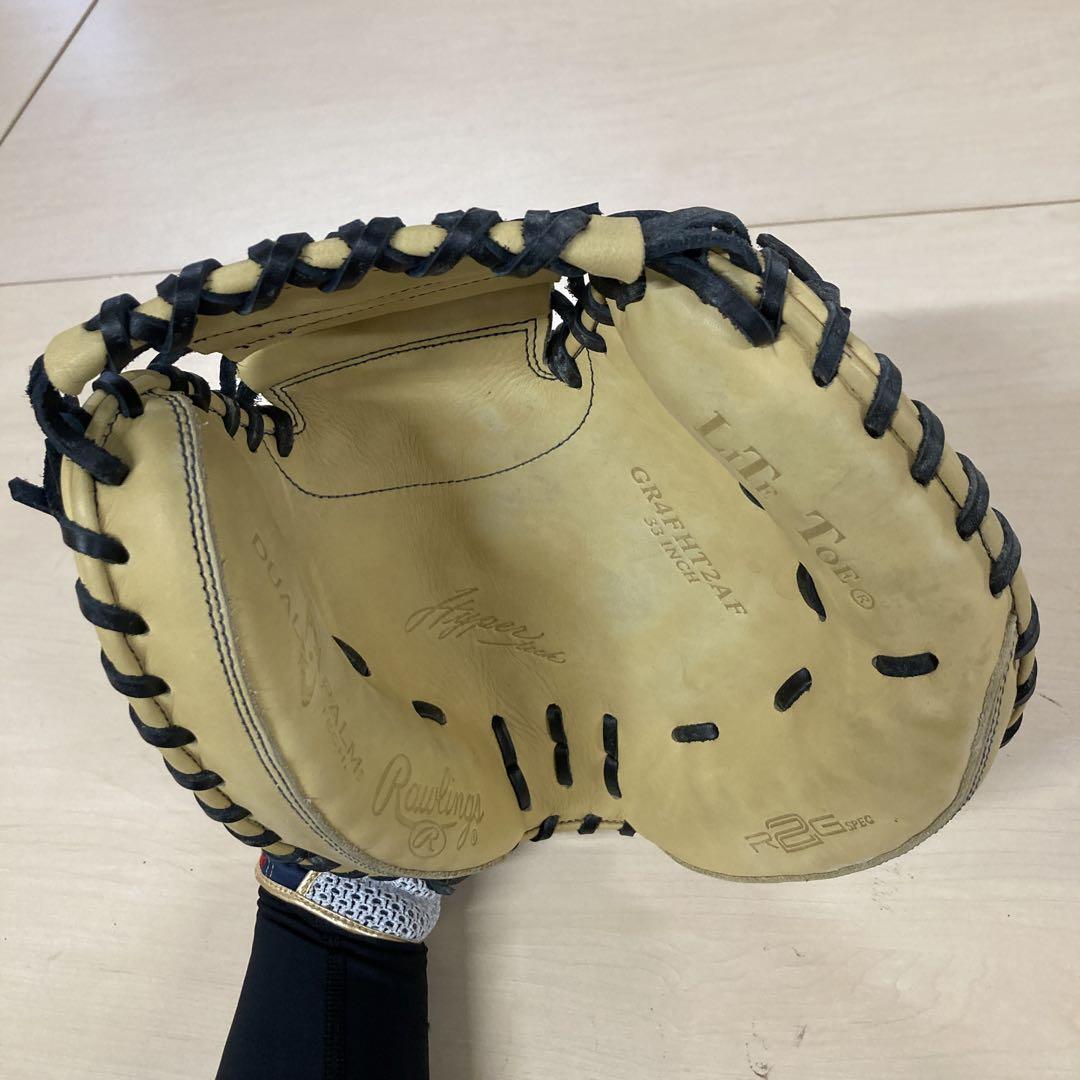 Rawlings ハイパーテック キャッチャーミット キャメル 軟式用