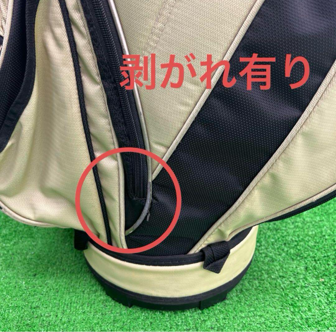 adidas アディダス キャディバッグ 8インチ ゴルフバッグ　中古品　メンズ