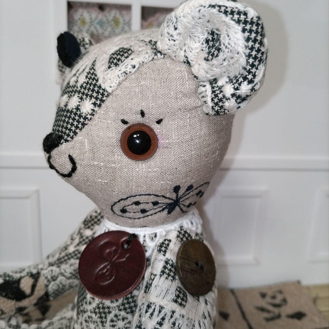 ミナペルホネン＊ハンドメイド＊ぬいぐるみ＊テディベア＊⑭
