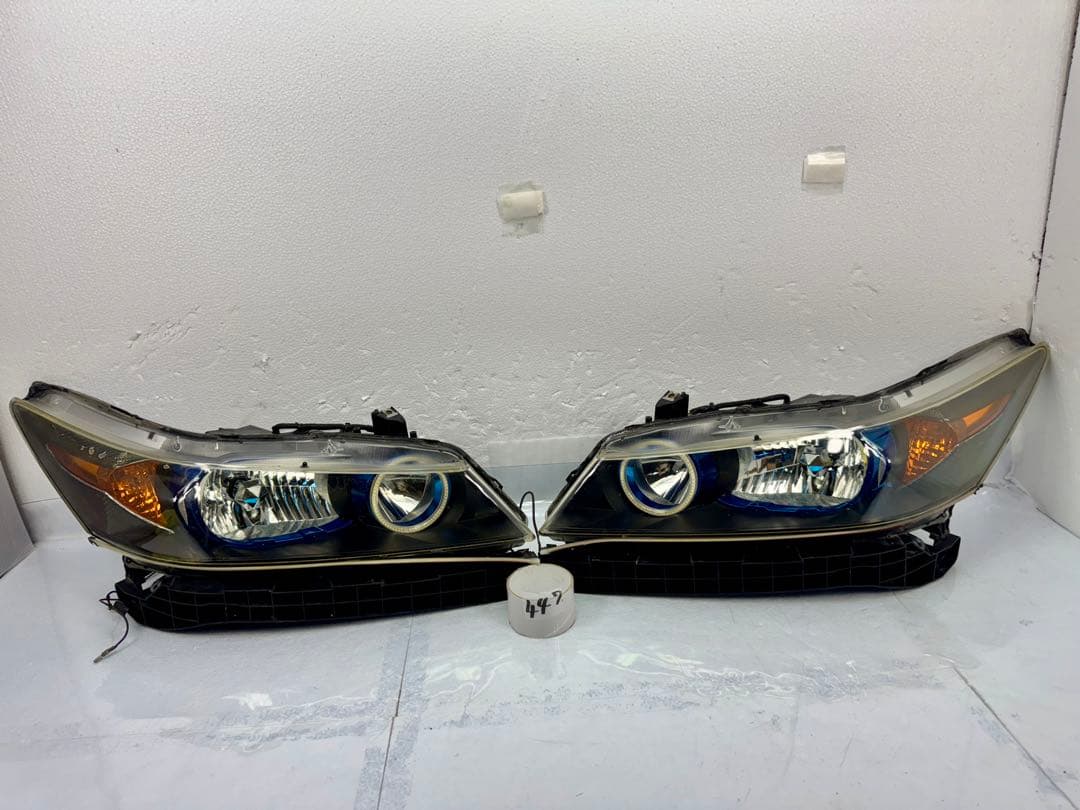 ＲＮ６ストリームＶ　バイキセノンＬＳ６００クリスタルイカリング　T3432 ヘッドライト加工（イカリング＆ウインカーポジション？） （ホンダ